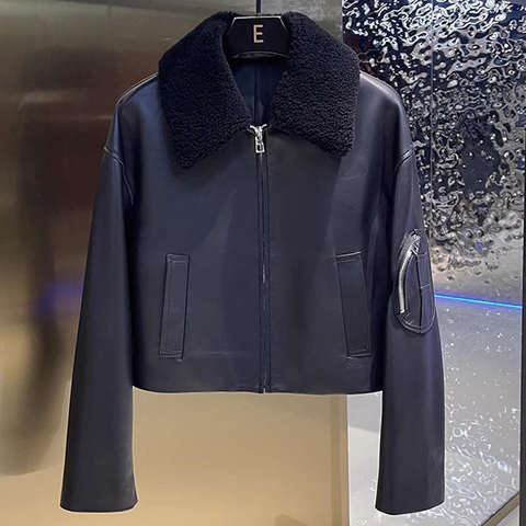 Women's genuine leather coat - Women Clothing New Arrival Sheepskin Leather Feather Down | Unidekuaidi