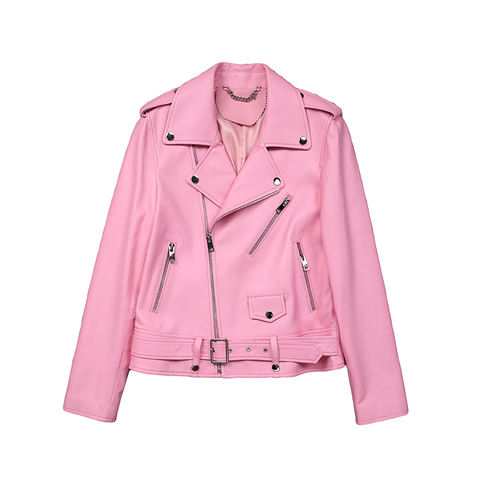 Women's genuine leather coat - Women's Classic Genuine Sheepskin Leather Motorcycle Jacke | Unidekuaidi