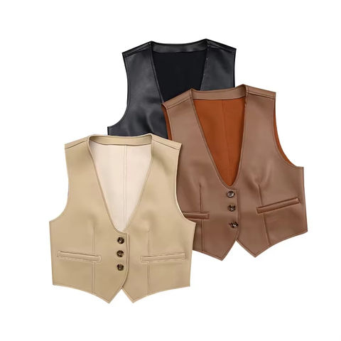 Women's genuine leather coat - Fashion and Simple Button Genuine Leather Sheep Kin Short | Unidekuaidi