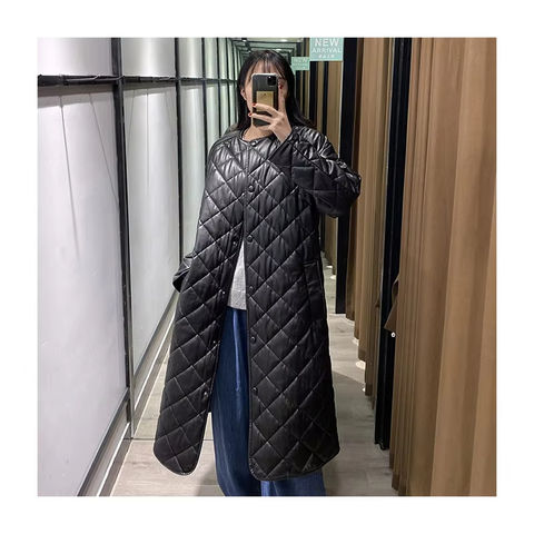 Women's genuine leather coat - New Trendy Warm Fashionable Loose Goose Down Filled Sheep | Unidekuaidi