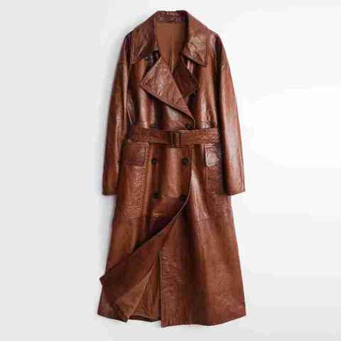 Women's genuine leather coat - New Style Winter Warm Maurade Style Vintage Luxury Cowskin | Unidekuaidi