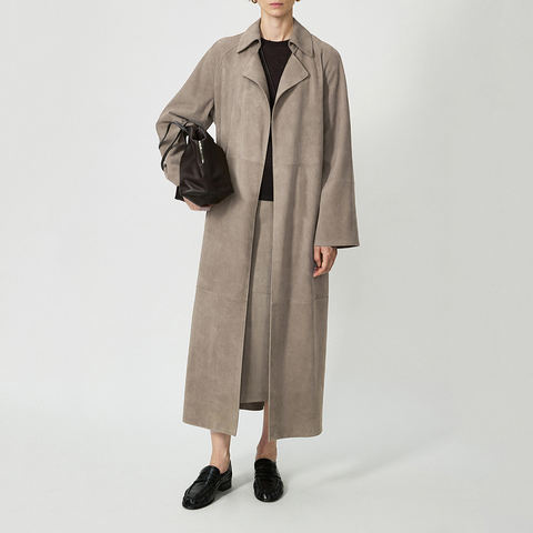 Women's genuine leather coat - Latest Women Fashion Clothes Double Sided Leather Suede Dr | Unidekuaidi