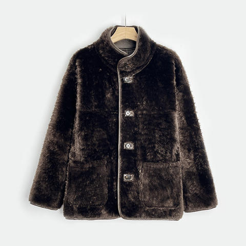 Women's genuine leather coat - Fashion Women Clothing Genuine Leather Coat Reversible Hig | Unidekuaidi
