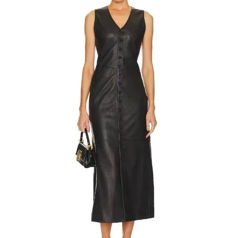 Women's genuine leather dress - Good Design Wholesale Custom High Waist Split Single Breas | Unidekuaidi