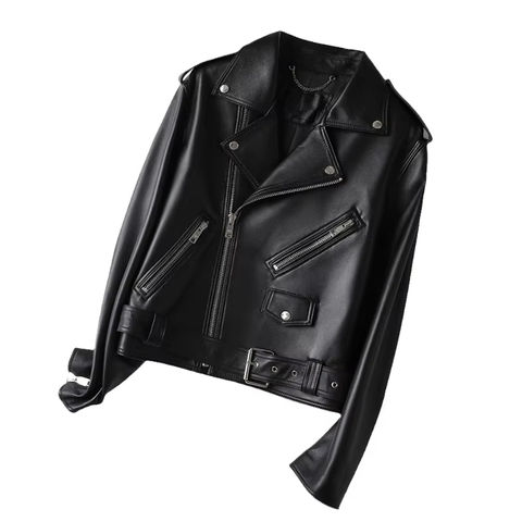 Women's genuine leather jacket - Latest Design High Quality Real Sheep Leather Jacket for W | Unidekuaidi