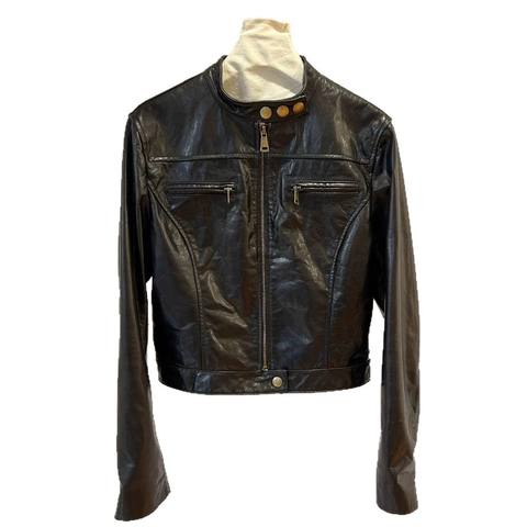 Women's genuine leather jacket - Trending Product 2025 Women Leather Jacket Stand Collar Sl | Unidekuaidi