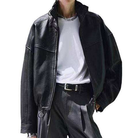 Women's genuine leather jacket - Women's Vintage Genuine Leather Jacket Blistered Sheepskin | Unidekuaidi