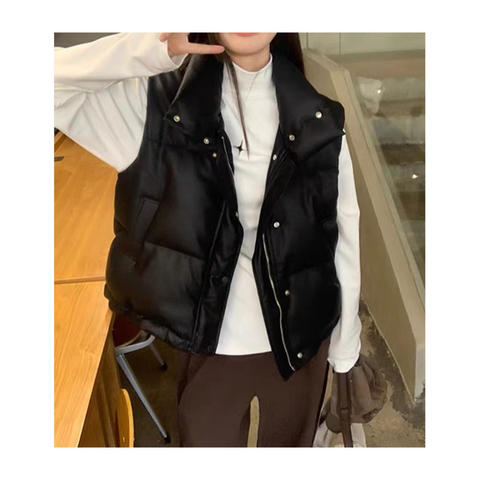 Women's genuine leather jacket - Winter Autumn Real Sheep Leather Goose Down Jacket Sleevel | Unidekuaidi