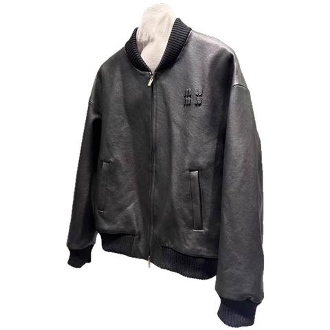 Women's genuine leather jacket - Trending Women Clothes Simple Loose American Style Stand-u | Unidekuaidi
