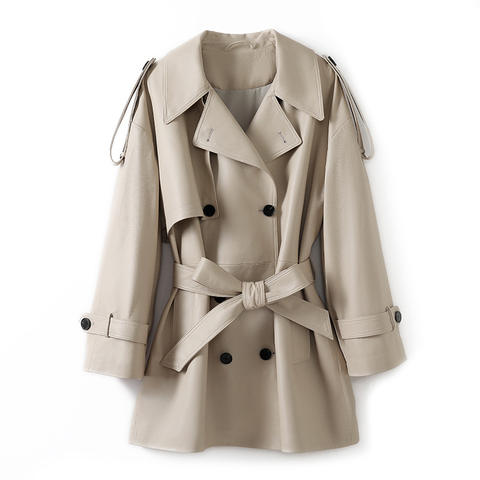 Women's genuine leather jacket - Leather Jacket Autumn and Winter Wide Version Sheepskin Do | Unidekuaidi