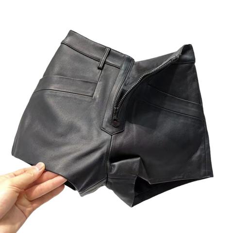 Women's genuine leather outerwear - Hot Sale Zipper Flying Pocket Wide Leg Loose Casual Women | Unidekuaidi