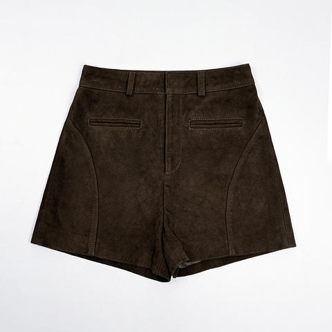 Women's genuine leather outerwear - Trending Products Custom High Waist Leather Short Breathab | Unidekuaidi