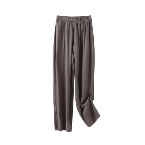 Women's genuine leather pants - Chinese Style Women's Long Pants Elastic Waist Loose Leisu | Unidekuaidi