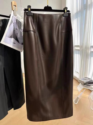 Women's genuine leather skirt - New Arrival Wholesale Autumn Winter Elegant Skirt 100% Lea | Unidekuaidi