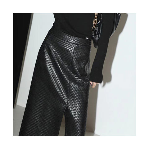 Women's genuine leather skirt - High Quality Fashionable Genuine Sheep Leather Skirts Plai | Unidekuaidi