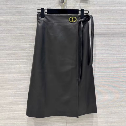 Women's genuine leather skirt - New Trendy Plus Size Metal Buckle Belt Black Elegant Real | Unidekuaidi