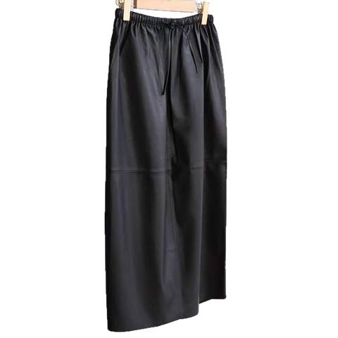 Women's genuine leather skirt - Trends Fashion Elastic Women Leather Skirts Elastic Ultra- | Unidekuaidi