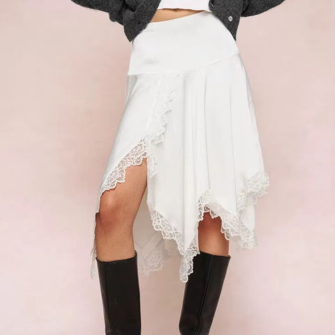Women's genuine leather skirt - Trend Products 2025 Ruffled Triacetate Skirt French Style | Unidekuaidi